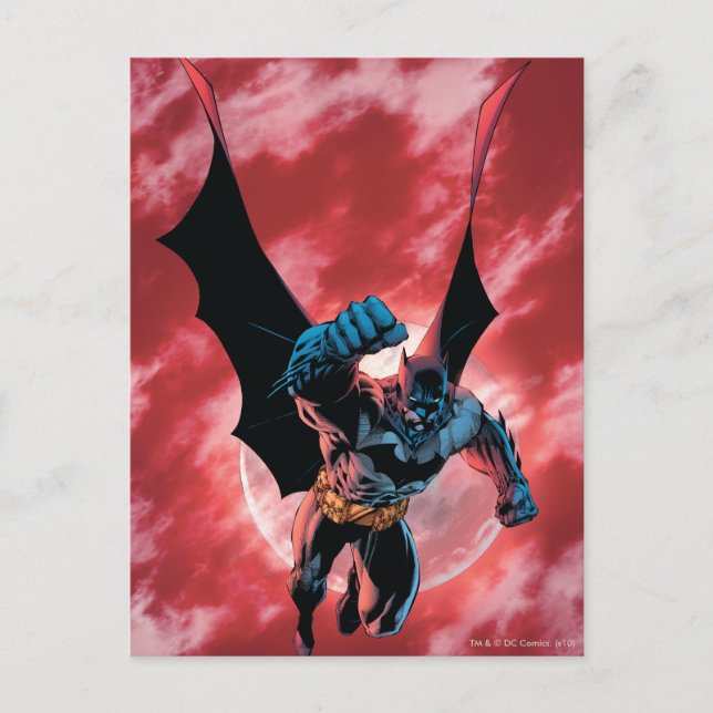 Carte Postale Batman Firey Sky (Devant)