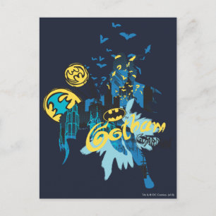 Carte Postale Batman Gotham Guardian Notebook Sketch