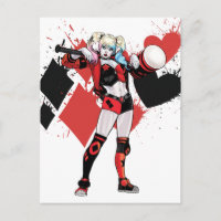 Batman | Harley Quinn Hearts & Diamonds Splatter