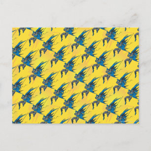 Carte Postale Batman Knight FX - 31B Swinging Batman pattern
