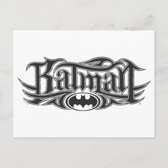 Carte Postale Batman | Logo stylisé (Devant)
