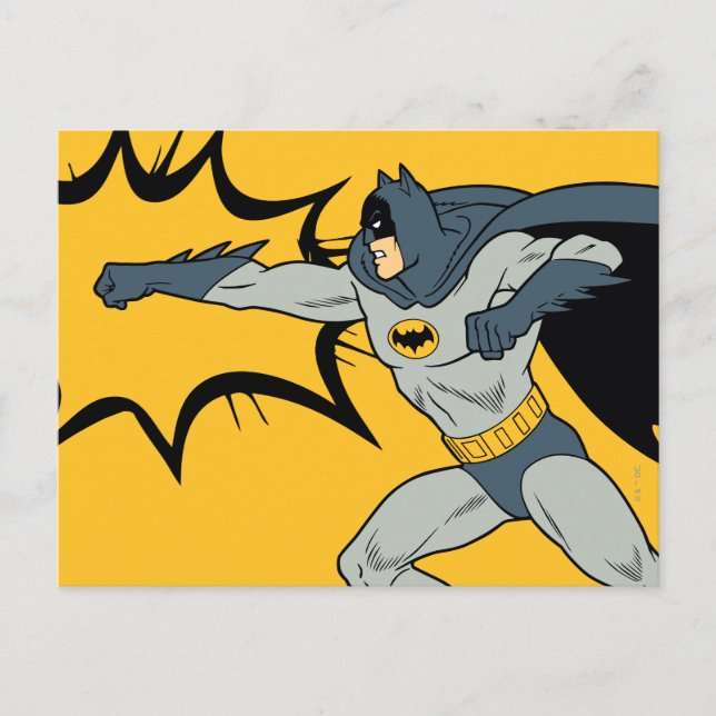 Carte Postale Batman Punch (Devant)