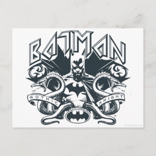 Carte Postale Batman   Snakes Logo