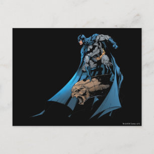 Carte Postale Batman sur la gargouille