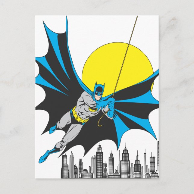 Carte Postale Batman Swings (Devant)