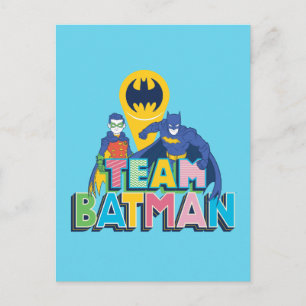 Carte Postale Batman   Team Batman