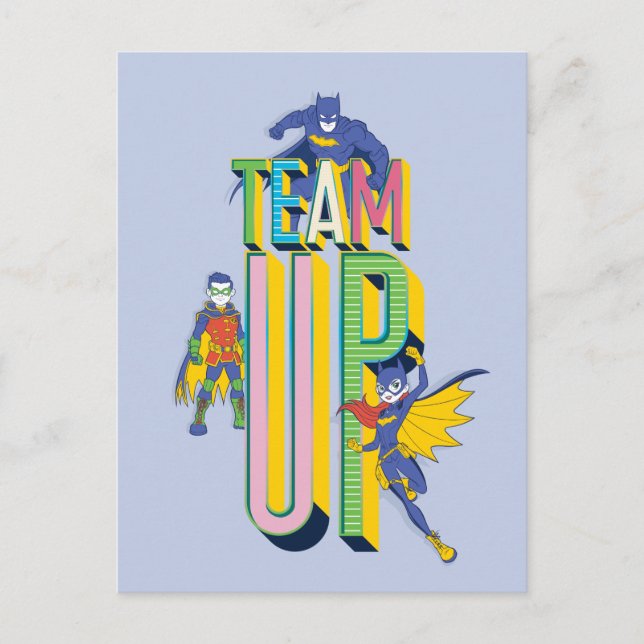 Carte Postale Batman | Team Up (Devant)