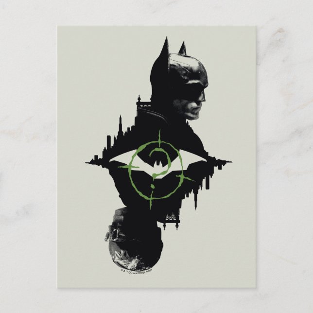 Carte Postale Batman & The Riddler Dual Character Graphic (Devant)