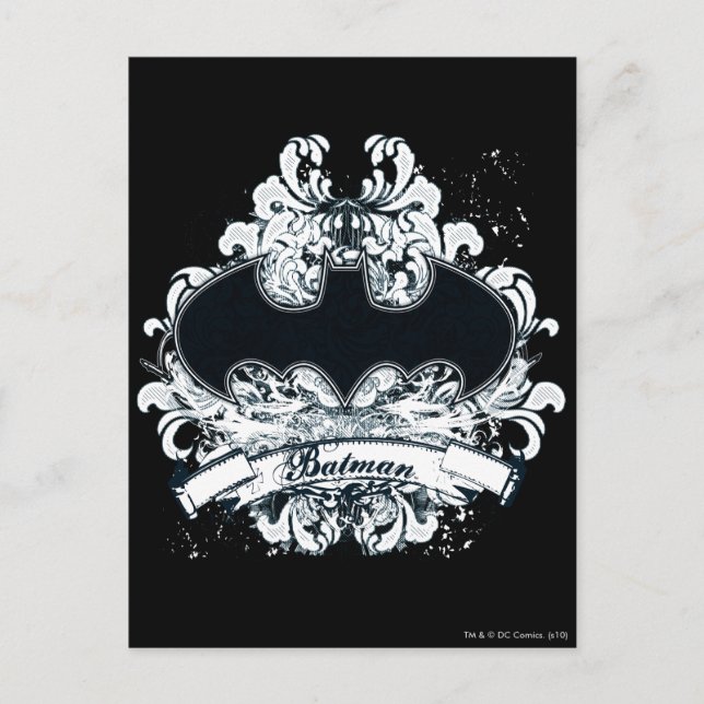 Carte Postale Batman Vintage Urban Grunge (Devant)