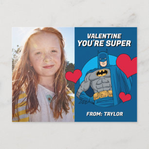 Carte Postale Batman vous aime   Bonne Saint-Valentin
