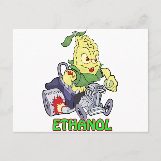 Carte Postale Bâton chaud à éthanol (Devant)