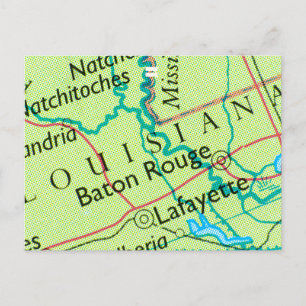 Carte postale Baton Rouge à la Nouvelle-Orléans LA