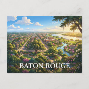 Carte Postale Baton Rouge Louisiane Voyage Paysage urbain de l
