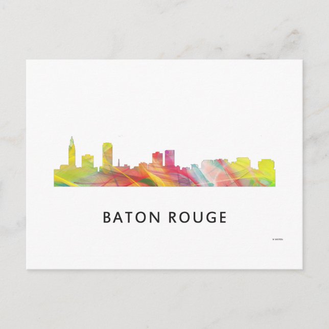 CARTE POSTALE BATON ROUGE SKYLINE WB1 - (Devant)