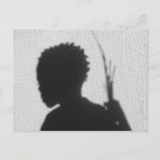 Carte Postale bâtons et pierre (Devant)