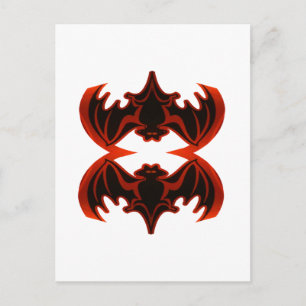 Carte Postale Bats Bonne Fortune Le MUSÉE Zazzle Cadeaux
