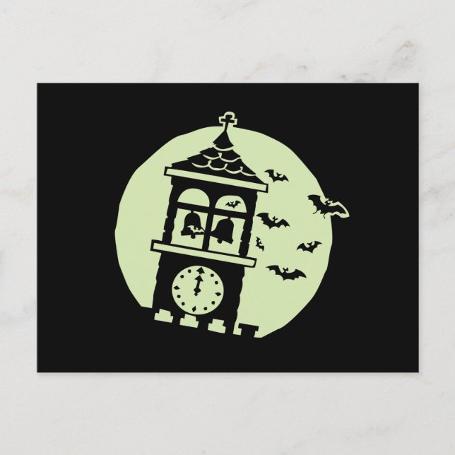 Carte Postale Bats de Beffroi Lune (Devant)