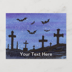 Carte Postale Bats Graveyard
