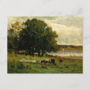 Carte Postale Battle Near River - Edward Mitchell Banister