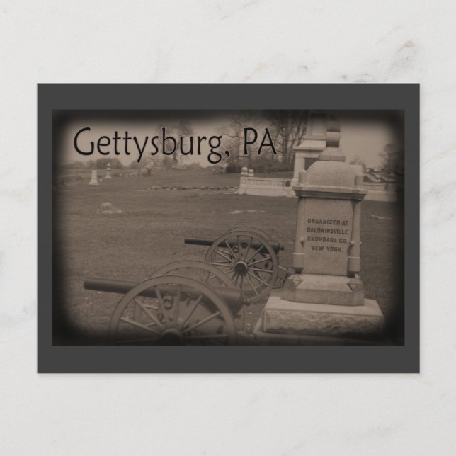 Carte Postale Battlefield of Gettysburg (Devant)