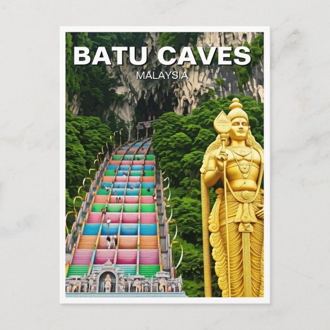 Carte Postale Batu Caves Malaisie Selangor (Devant)