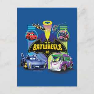 Carte Postale Batwheels™ contre Légion de la vitesse