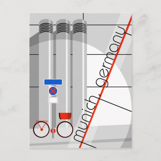 Carte postale Bauhaus Munich Allemagne (Devant)