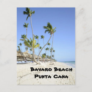 Carte Postale Bavaro Beach sur l'île de Punta Cana