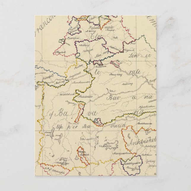 Carte Postale Bavière (Devant)