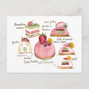 Carte Postale Bavoirois rose
