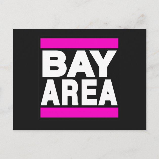 Carte Postale Bay Area Pink (Devant)