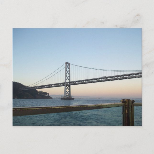 Carte Postale Bay Bridge SF California Postcard (Devant)