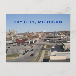 CARTE POSTALE BAY CITY, MICHIGAN POST CARD