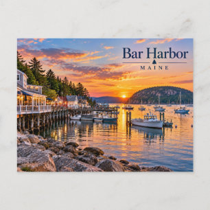 Carte Postale Bay Harbor Maine