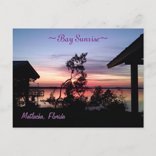 Carte Postale Bay Sunrise Matlacha Floride (Devant)