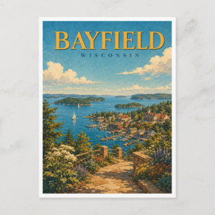 Carte Postale Bayfield Wisconsin Apostle Islands GeoSaga