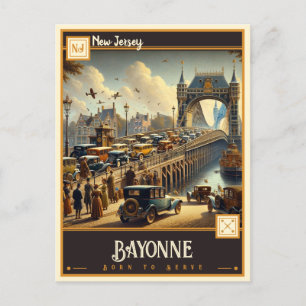Carte Postale Bayonne, New Jersey   VINTAGE