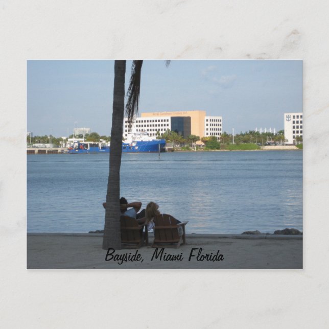 Carte Postale Bayside, Miami Floride (Devant)