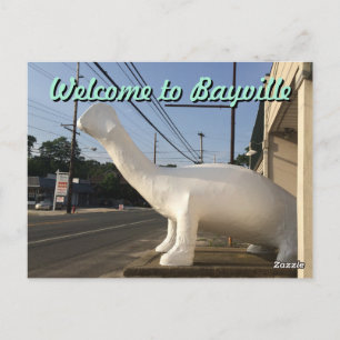 Carte Postale Bayville Route 9 Dinosaur