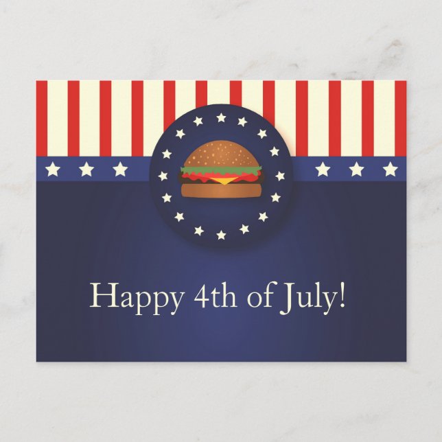 Carte postale BBQ 4 juillet (Devant)