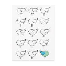 Carte postale Be You Little Bird