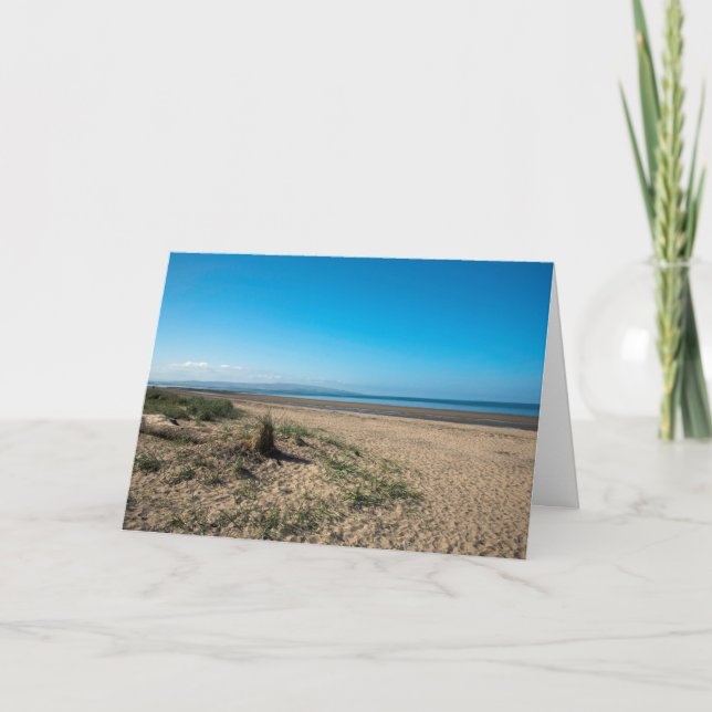 Carte Postale Beach At Troon Scotland (Devant)