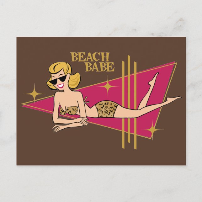 Carte Postale Beach Babe (Devant)