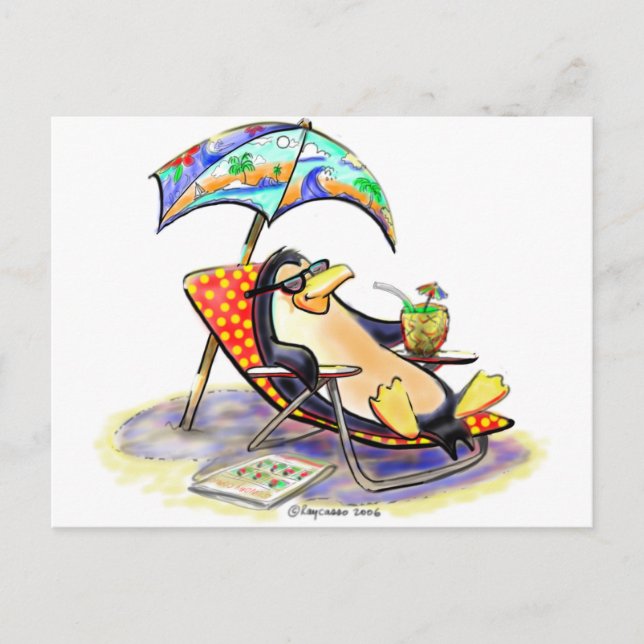 Carte Postale Beach Bum (Devant)