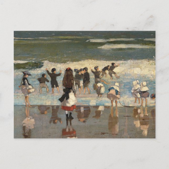 Carte Postale Beach Scene - Winslow Homer (Devant)