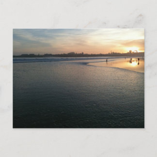 Carte Postale Beach Sunset, Père Noël Cruz, CA
