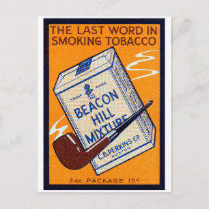 Carte Postale Beacon Hill Pipe Tobacco 1910
