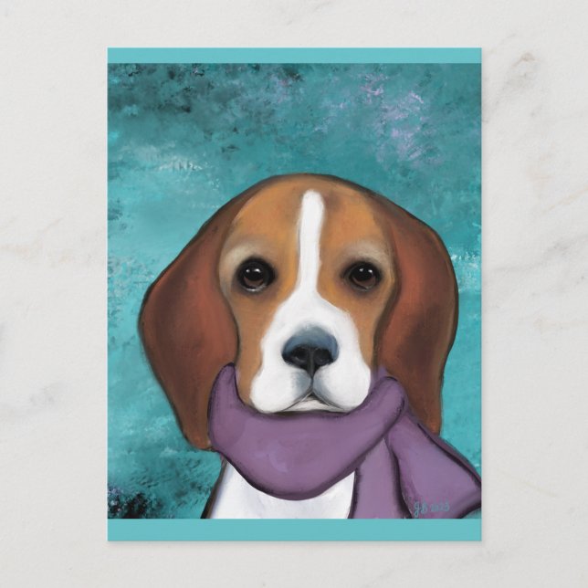 Carte Postale Beagle (Devant)