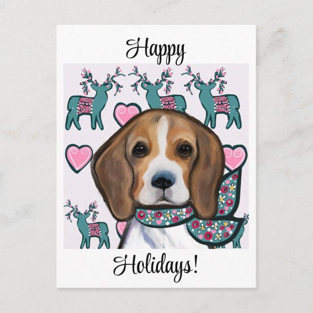 Carte Postale Beagle (Devant)