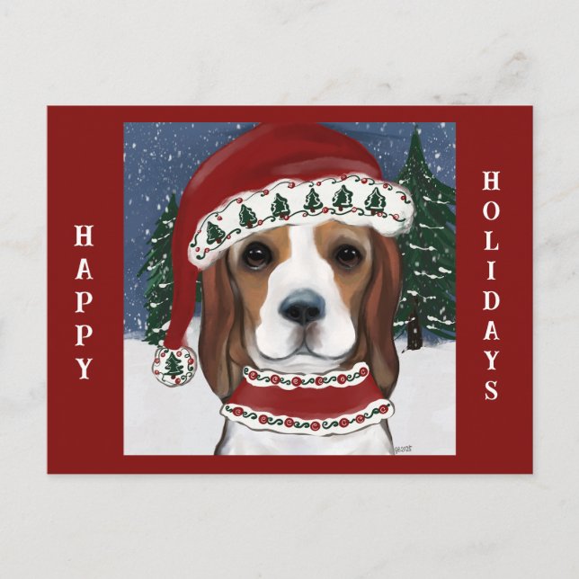 Carte Postale Beagle (Devant)